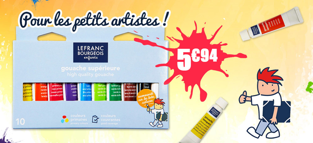 10-Tubes-de-gouache-10ml-LEFRANC-BOURGEOIS